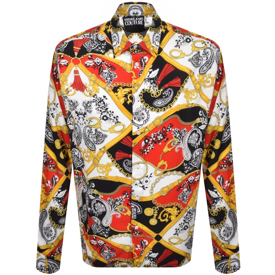 Alternative Image for ProductVersace Jeans Couture Long Sleeve Shirt Red1